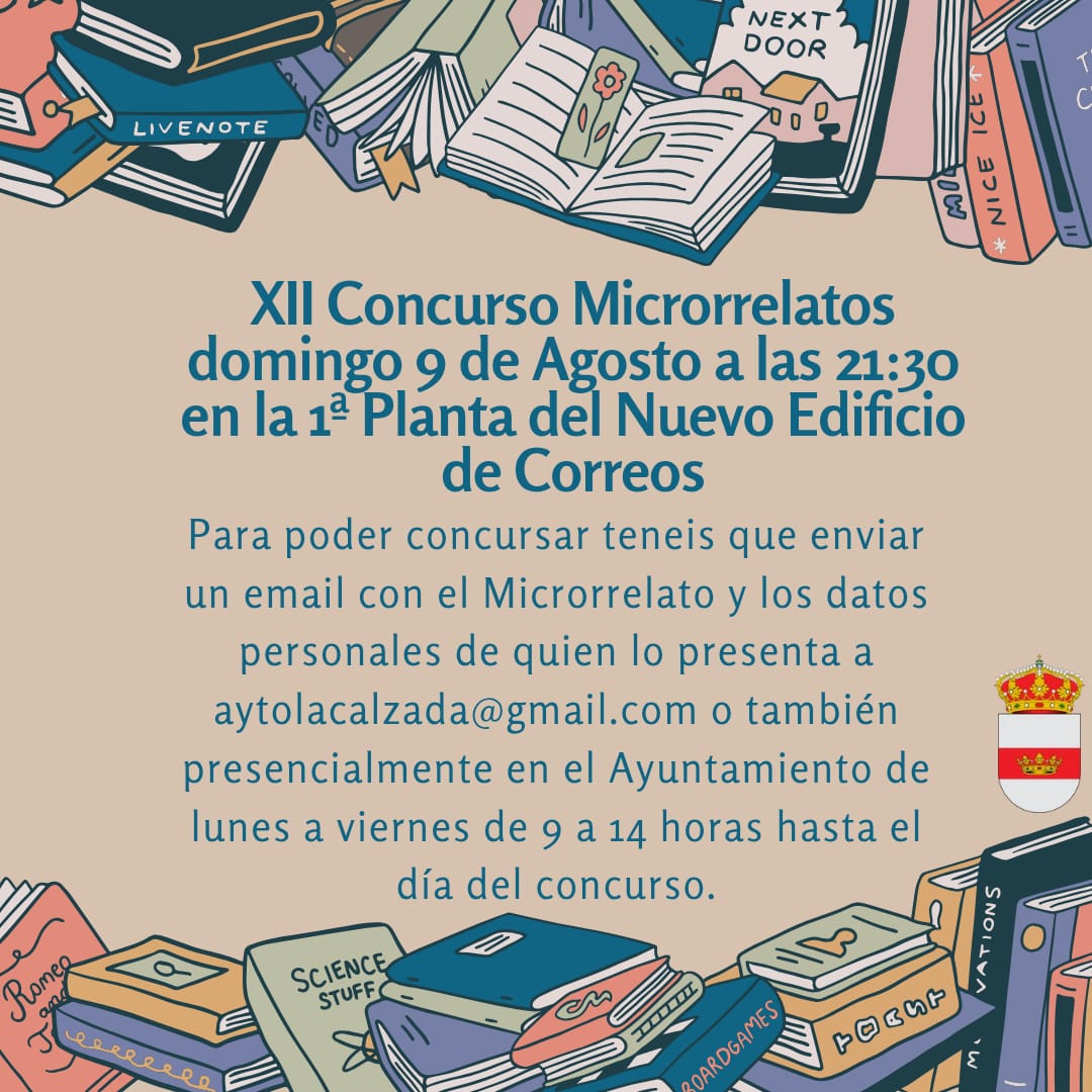 XII EDICION CONCURSO MICRORRELATOS 2026 LA CALZADA